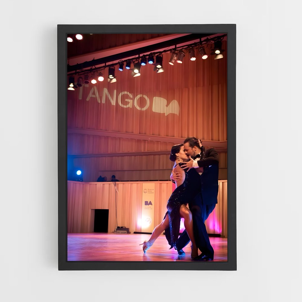 Poster Tango salon – affiche Danse (vue 2)